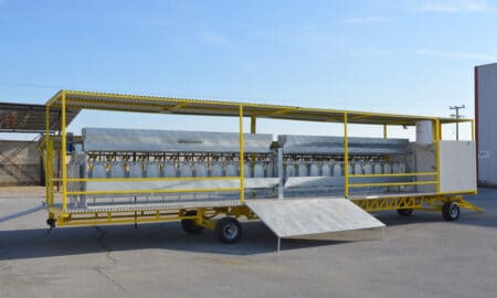 agromasters sheep goat mobile milking parlour